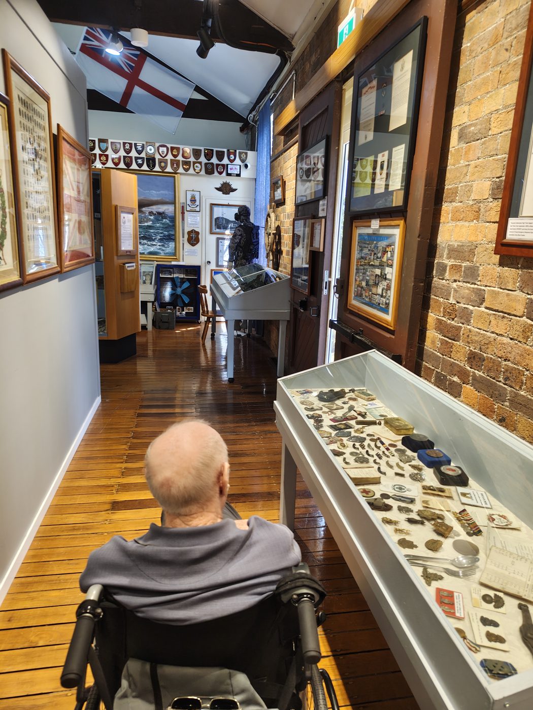 Museum outing with displays